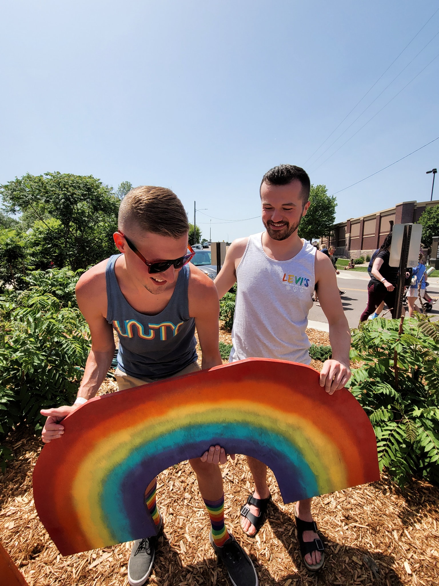 Adam Jorgensen and his partner, Sean!