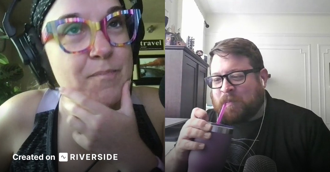 Terrible screenshot of Trey and Tasha